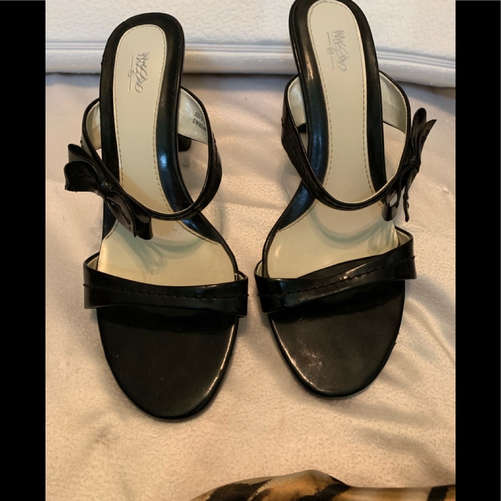 Black Paten Leather Dress Shoes Sz 8